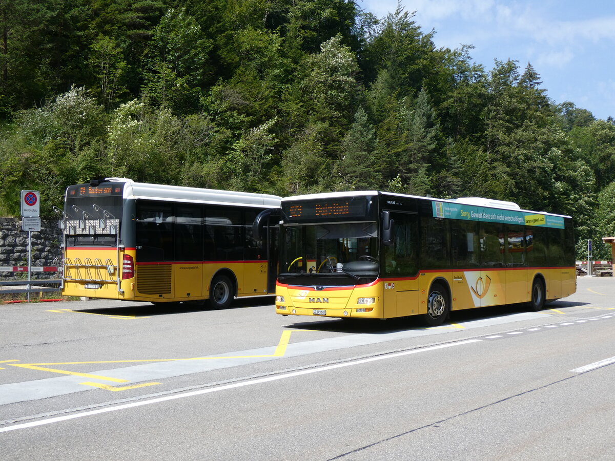 (265'275) - PostAuto Nordschweiz - SO 149'607/PID 10'818 - MAN (ex BL 212'448) am 30. Juli 2024 beim Bahnhof G�nsbrunnen
