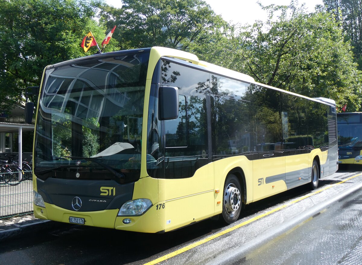 (265'321) - STI Thun - Nr. 176/BE 752'176 - Mercedes am 1. August 2024 bei der Schiffl�ndte Thun