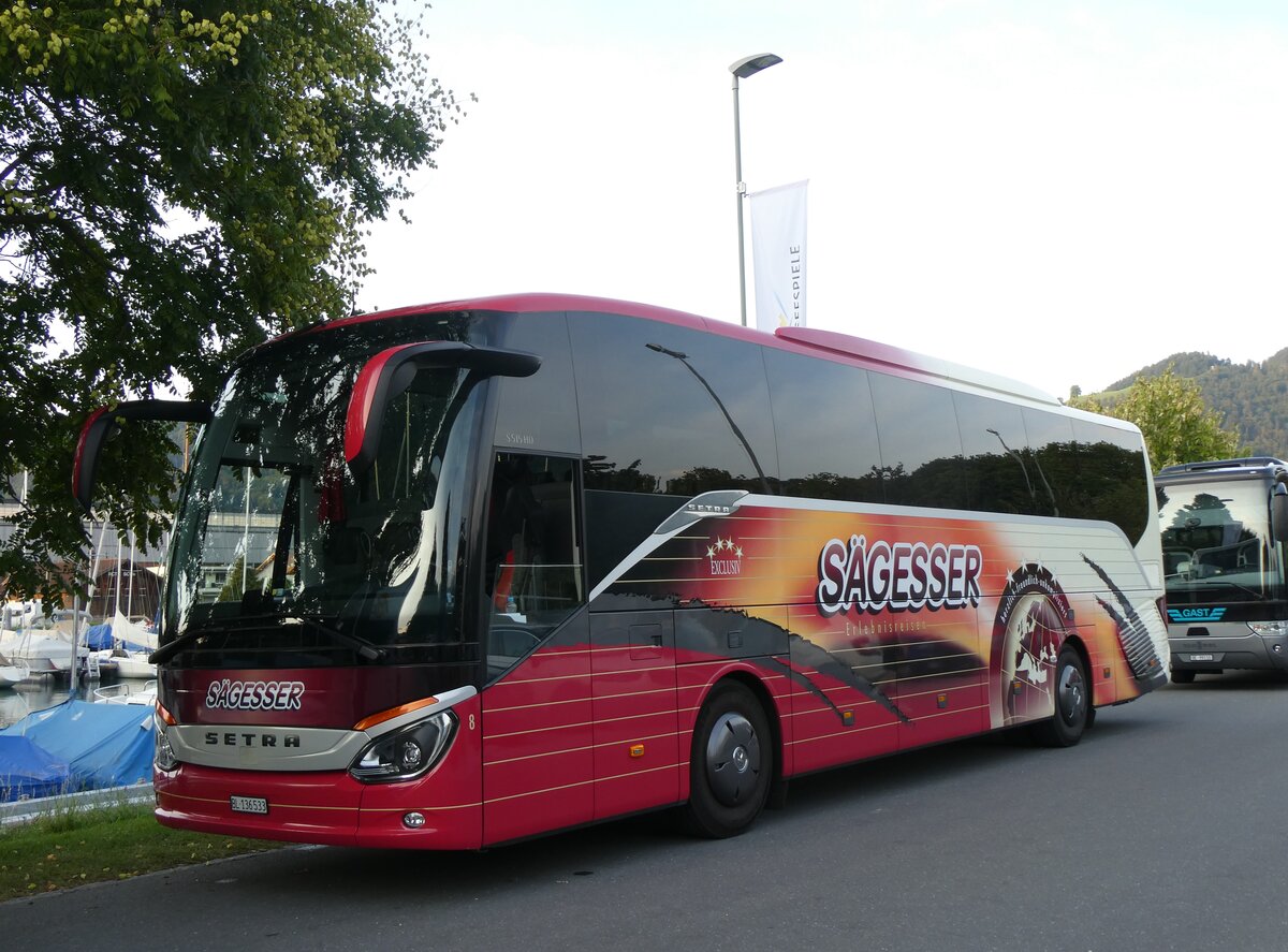 (265'460) - S�gesser, Wintersingen - Nr. 8/BL 136'533 - Setra am 7. August 2024 in Thun, Strandbad