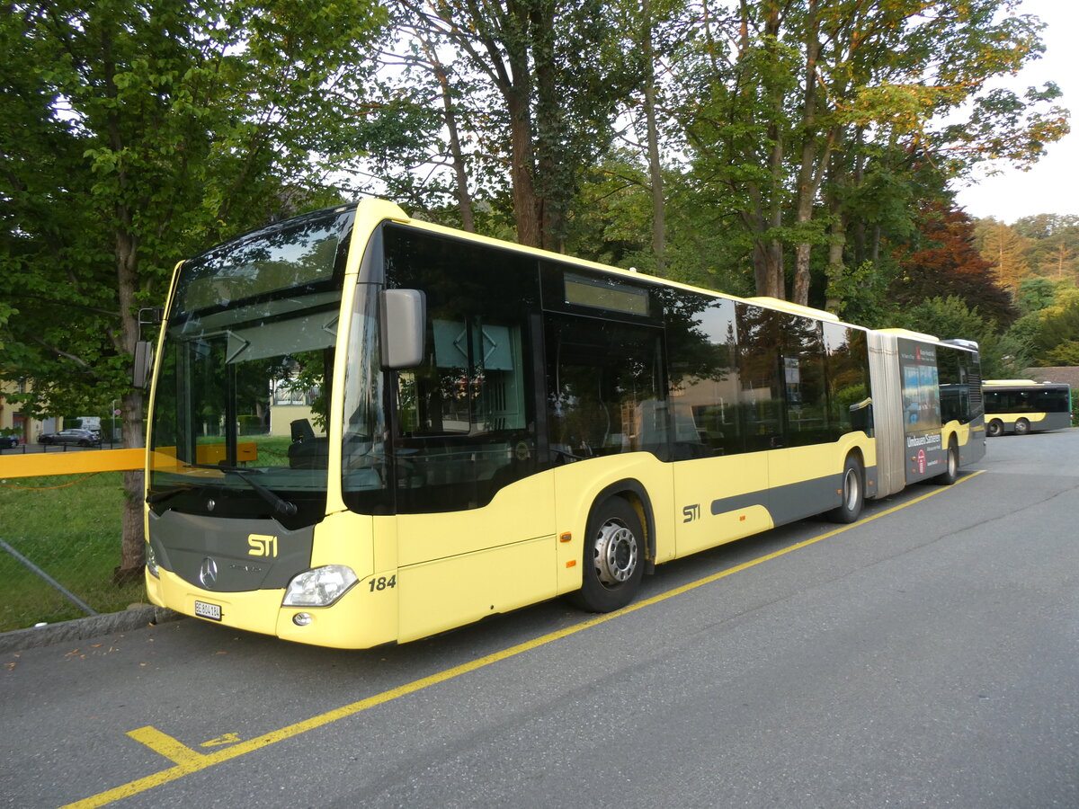 (265'465) - STI Thun - Nr. 184/BE 804'184 - Mercedes am 7. August 2024 bei der Schiffl�ndte Thun