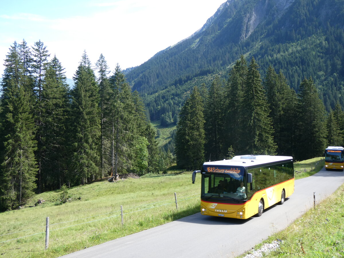 (265'591) - Fl�ck, Brienz - Nr. 29/BE 868'729/PID 11'831 - Iveco am 13. August 2024 in Rosenlaui, Gletscherschlucht