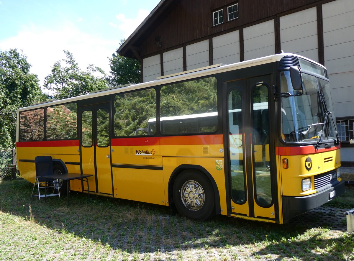 (265'619) - B�chi, Wil - TG 44'951 - NAW/Hess (ex K�ng, Beinwil PID 952; ex Voegtlin-Meyer, Brugg Nr. 79) am 13. August 2024 in Meiringen, Postgarage 