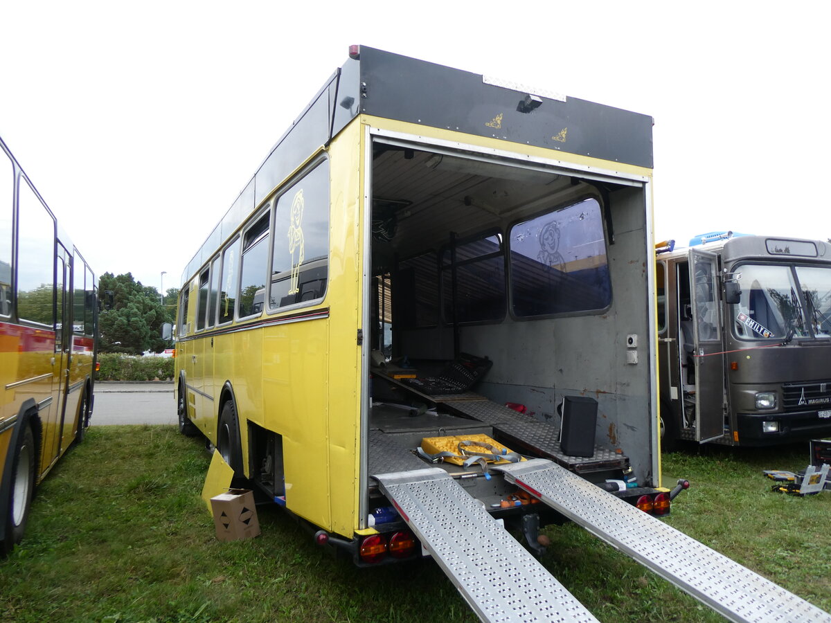 (265'862) - Grison, Ernetschwil - SG 490'336 - Saurer/T�scher (ex Vogt, Serneus Nr. 11; ex P 24'600) am 17. August 2024 in Neuhausen, Langriet 