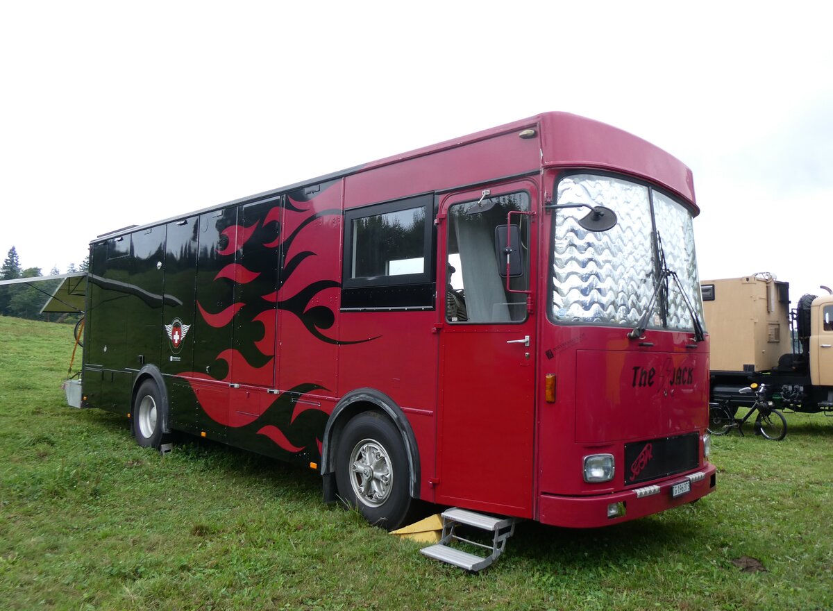 (265'868) - Weber, Samedan - TG 196'373 - FBW/FHS (ex Ullmann, Sattel; ex Maglia, Sattel; ex Migros, Bern) am 17. August 2024 in Neuhausen, Langriet