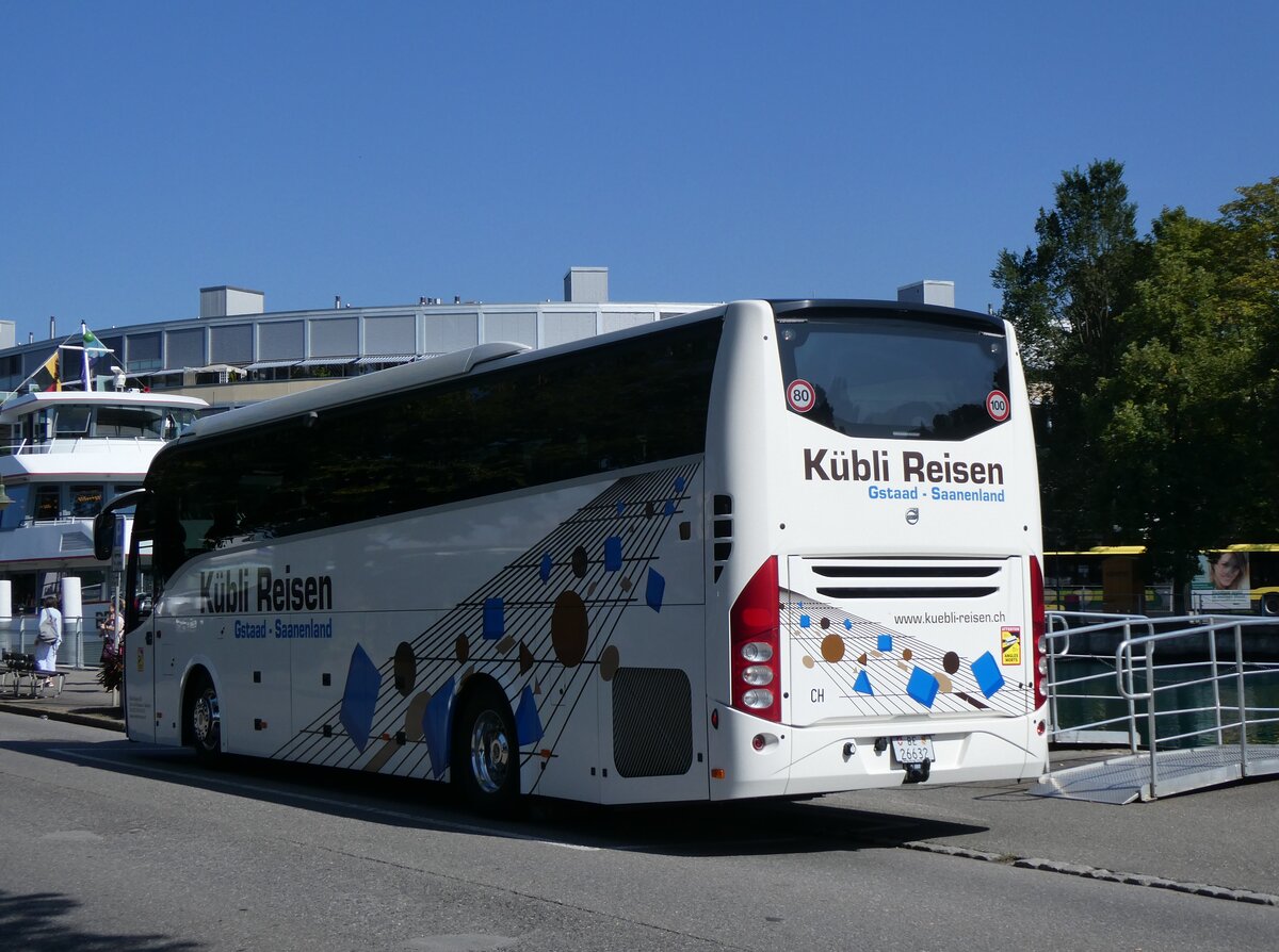 (266'103) - K�bli, Gstaad - BE 26'632 - Volvo am 23. August 2024 bei der Schiffl�ndte Thun