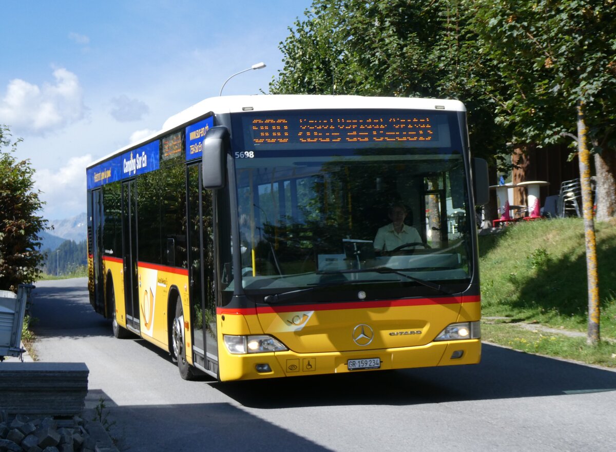 (266'218) - PostAuto Graub�nden - GR 159'234/PID 5698 - Mercedes am 27. August 2024 in Scuol, Via da la Staziun