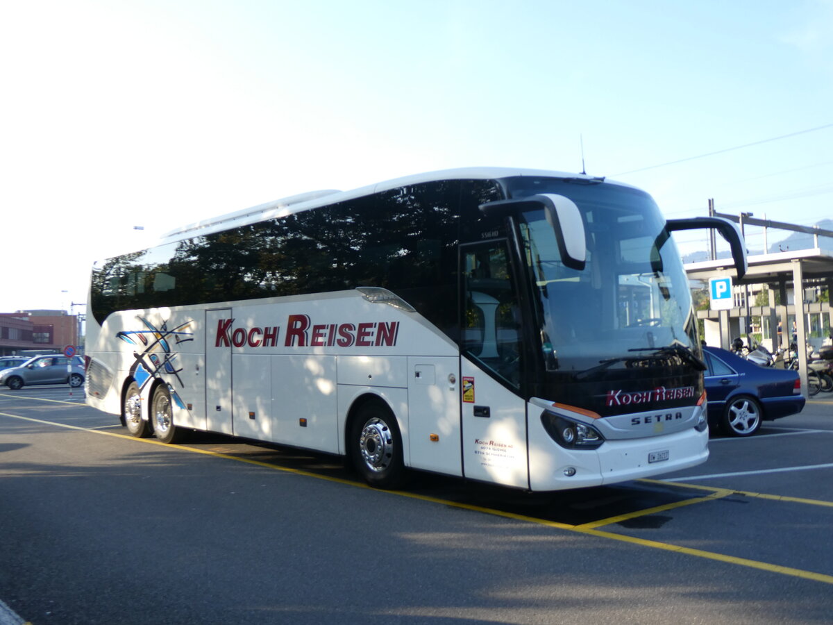 (266'312) - Koch, Giswil - OW 26'217 - Setra am 31. August 2024 in Thun, CarTerminal