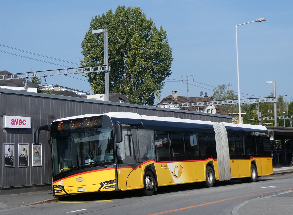 (266'323) - H�fliger, Sursee - Nr. 30/LU 197'104/PID 11'119 - Solaris am 31. August 2024 beim Bahnhof Sursee