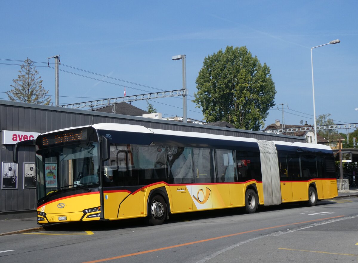 (266'324) - H�fliger, Sursee - Nr. 30/LU 197'104/PID 11'119 - Solaris am 31. August 2024 beim Bahnhof Sursee