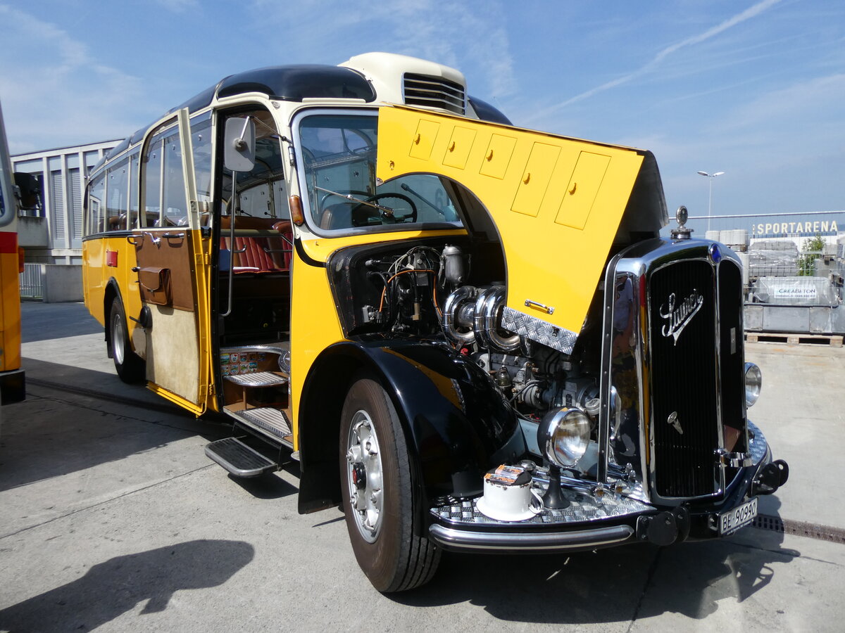 (266'490) - Ritter, Sch�pbach - BE 90'990 - Saurer/Gangloff (ex Linder, Einigen; ex P 23'146; ex P 2215) am 31. August 2024 in Oberkirch, CAMPUS Sursee