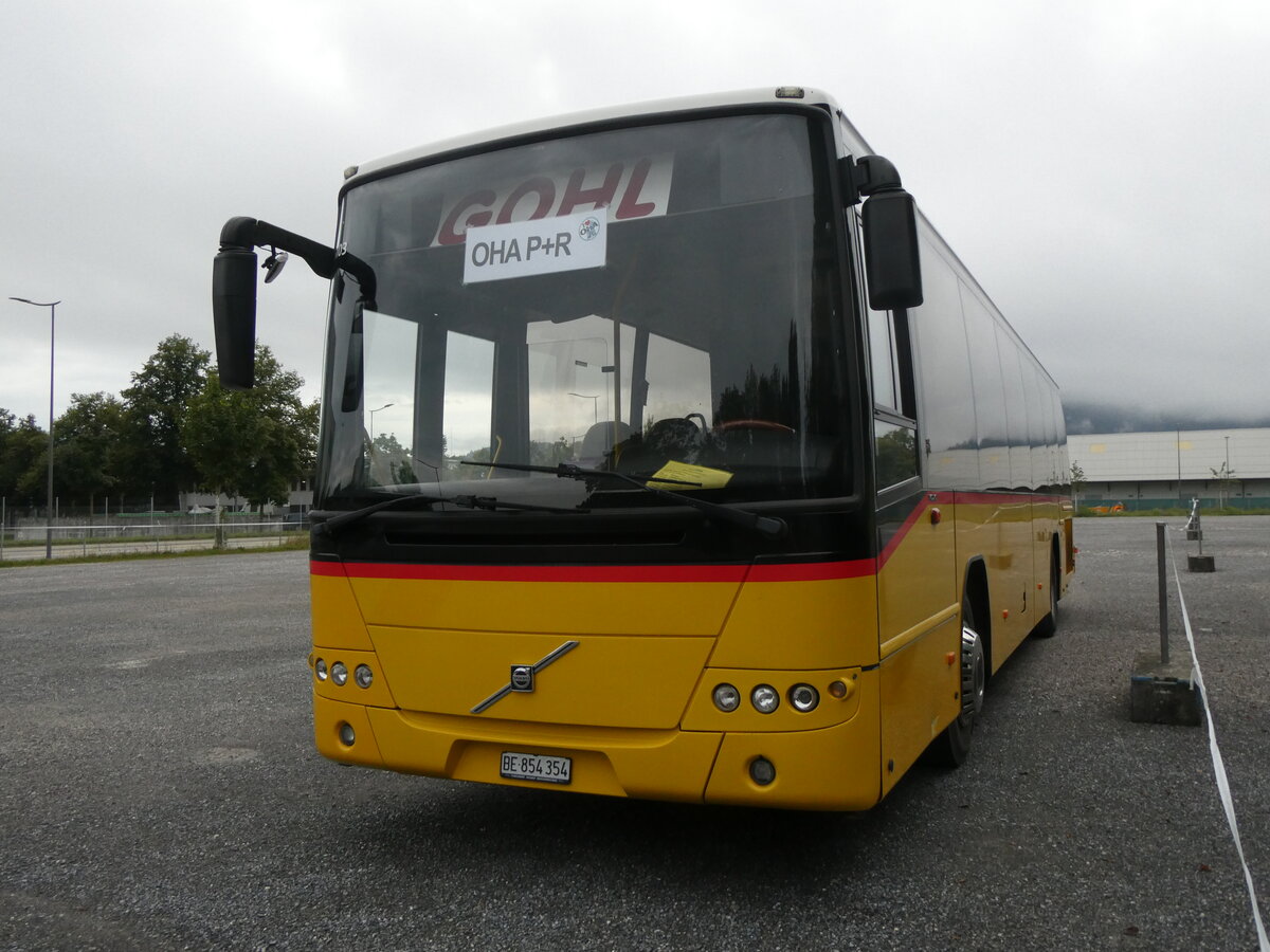 (266'641) - Gohl, Herzogenbuchsee - BE 854'354 - Volvo (ex Rojama, Sch�ftland; ex Schmidt, Oberb�ren PID 5103) am 4. September 2024 in Thun, Kleine Allmend