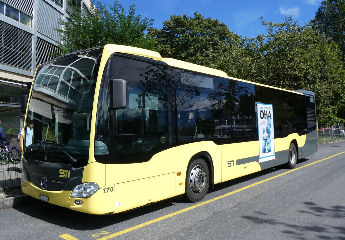 (266'696) - STI Thun - Nr. 176/BE 752'176 - Mercedes am 6. September 2024 bei der Schiffl�ndte Thun