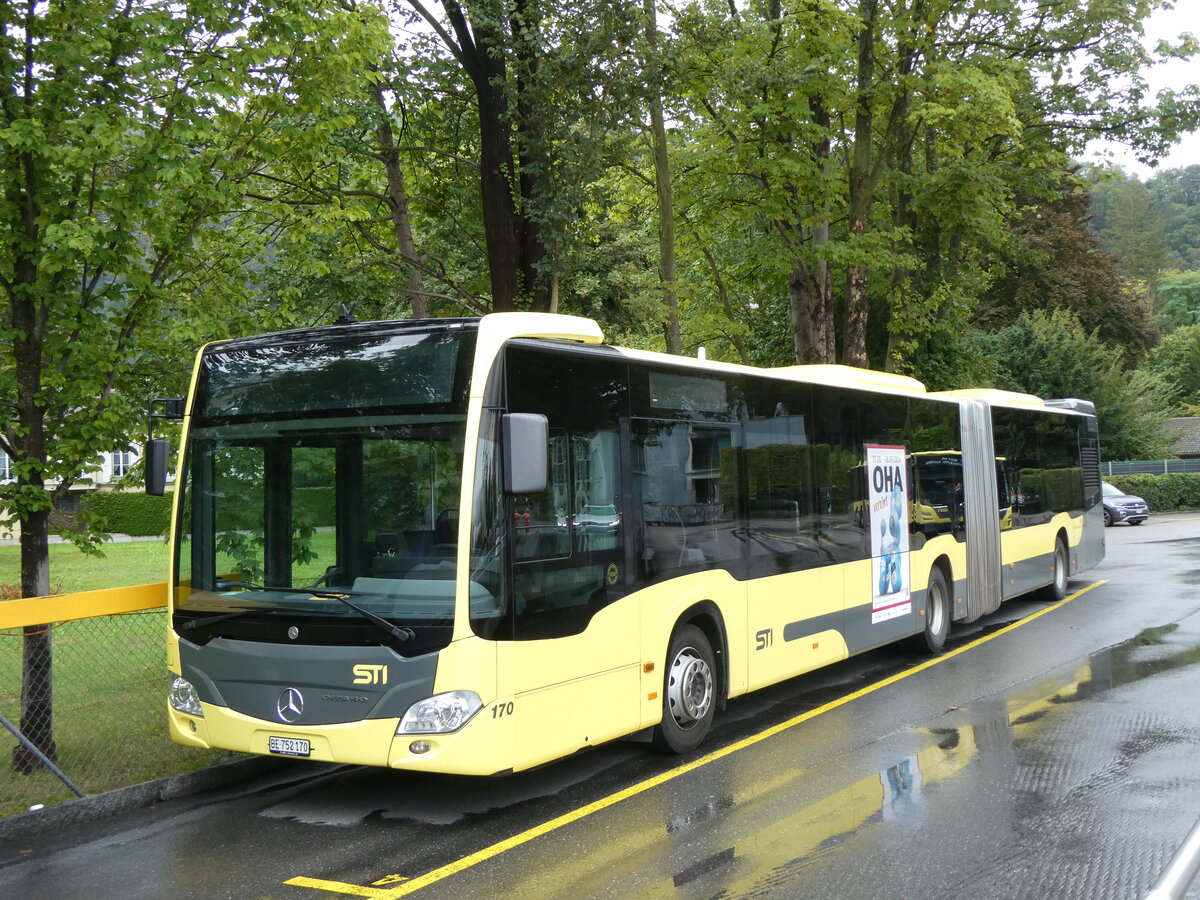 (266'882) - STI Thun - Nr. 170/BE 752'170 - Mercedes am 9. September 2024 bei der Schiffl�ndte Thun