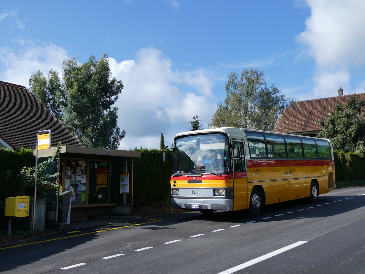 (266'890) - Buzzi, Bern - BE 910'789 - Mercedes (ex Mattli, Wassen PID 2295) am 10. September 2024 in S�riswil, Dorf