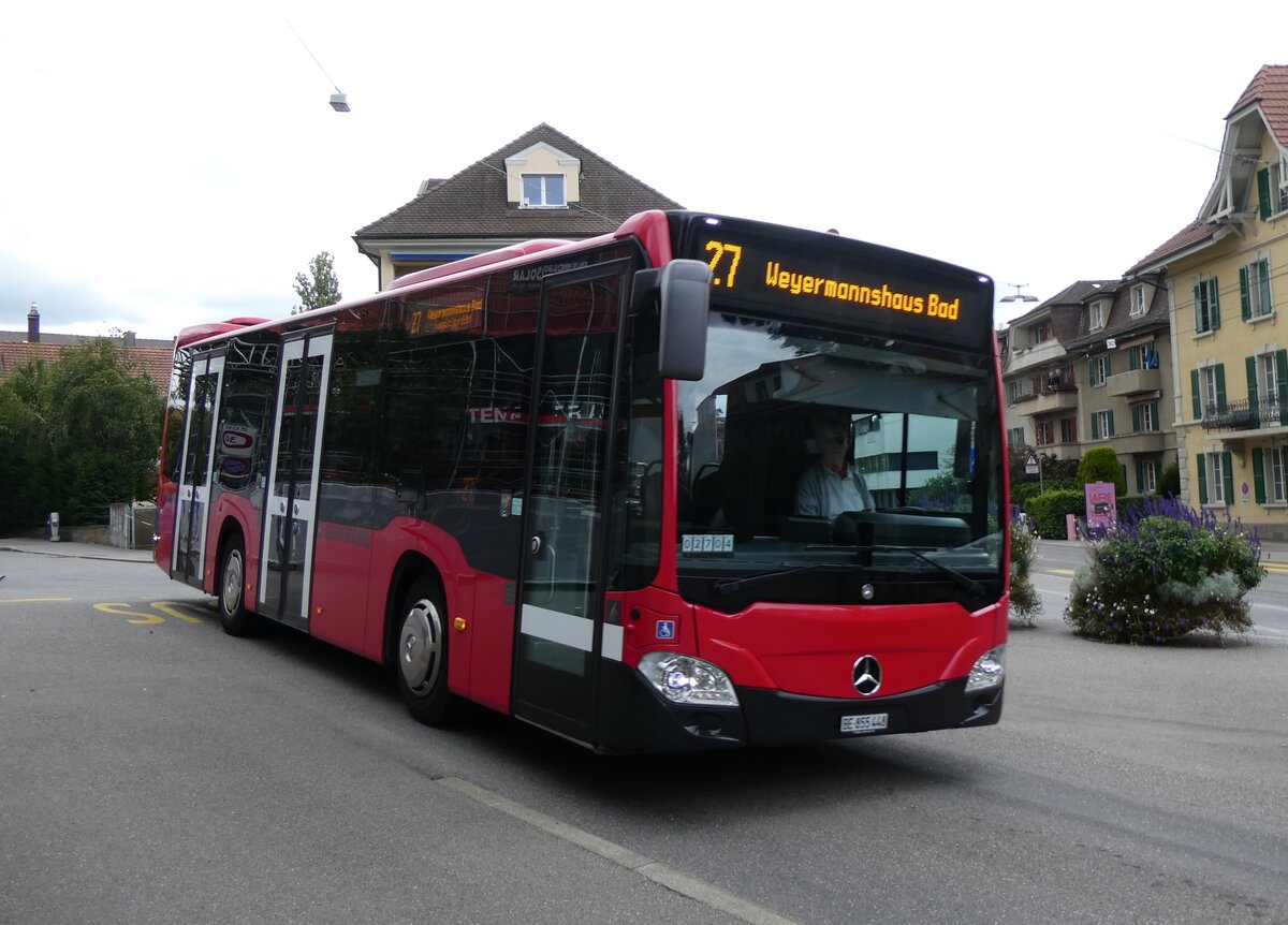 (267'008) - Bernmobil, Bern - Nr. 448/BE 855'448 - Mercedes am 14. September 2024 in Bern, Bachm�tteli