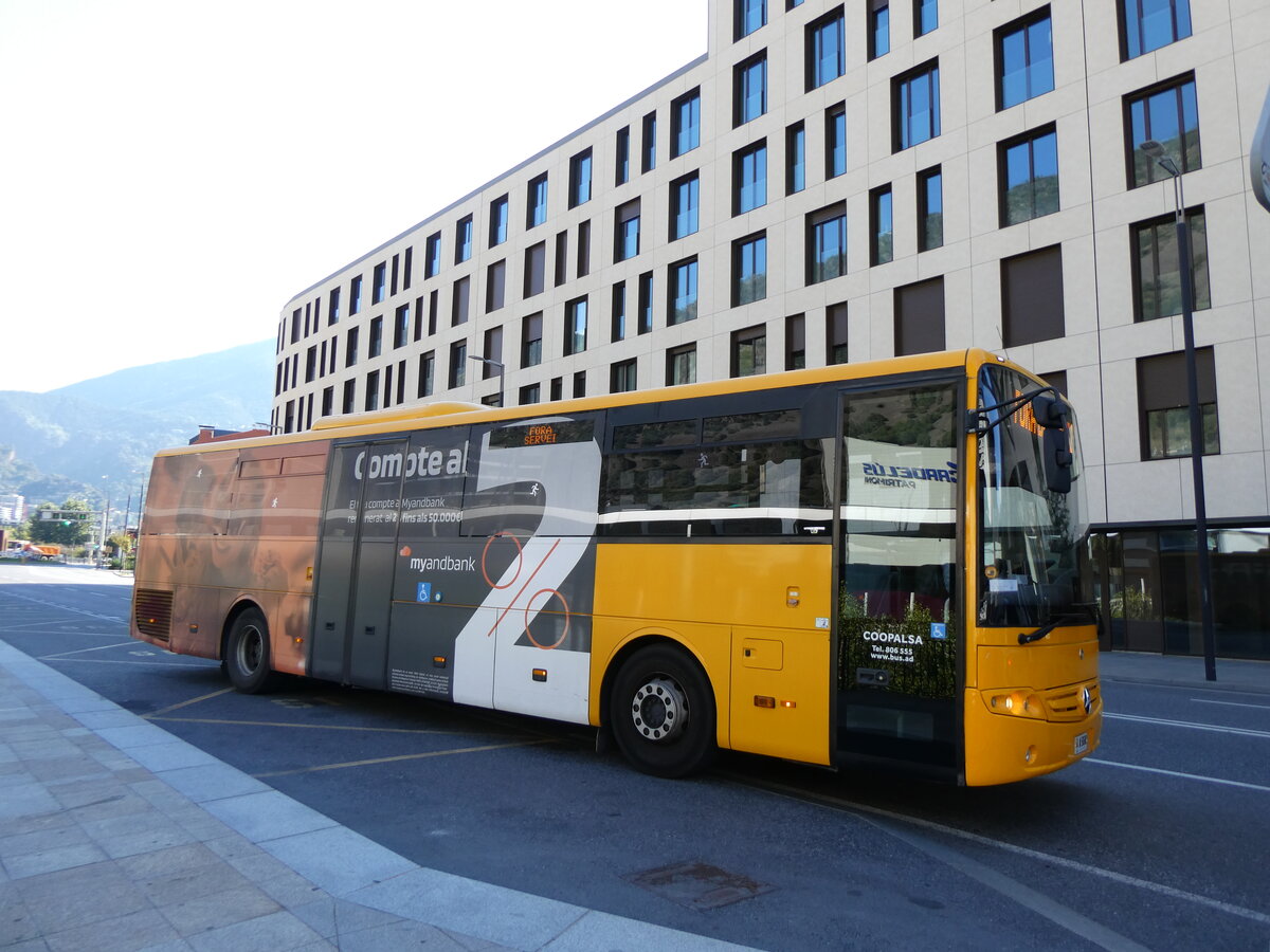 (267'269) - Coopalsa, Andorra la Vella - N5068 - Mercedes am 19. September 2024 in Andorra la Vella, Estaci� Nacional Autobusos