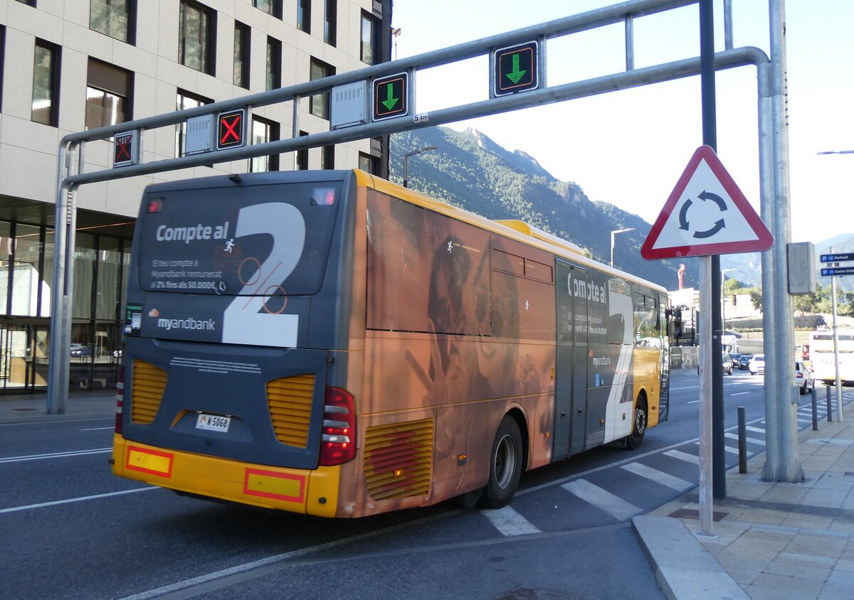 (267'270) - Coopalsa, Andorra la Vella - N5068 - Mercedes am 19. September 2024 in Andorra la Vella, Estaci� Nacional Autobusos