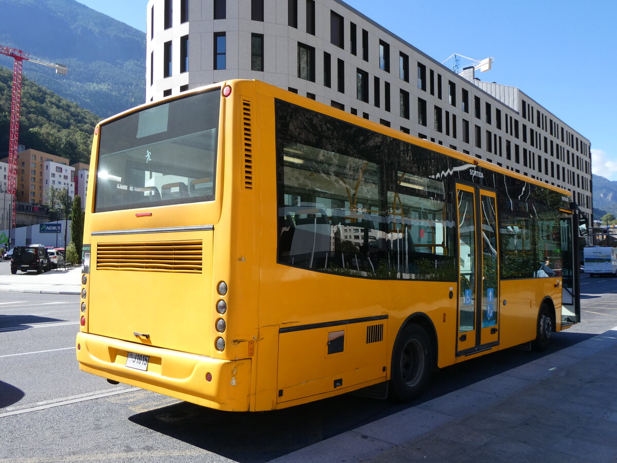 (267'283) - Coopalsa, Andorra la Vella - J1015 - MAN (ex CIA Andorra la Vella) am 19. September 2024 in Andorra la Vella, Estaci� Nacional Autobusos 