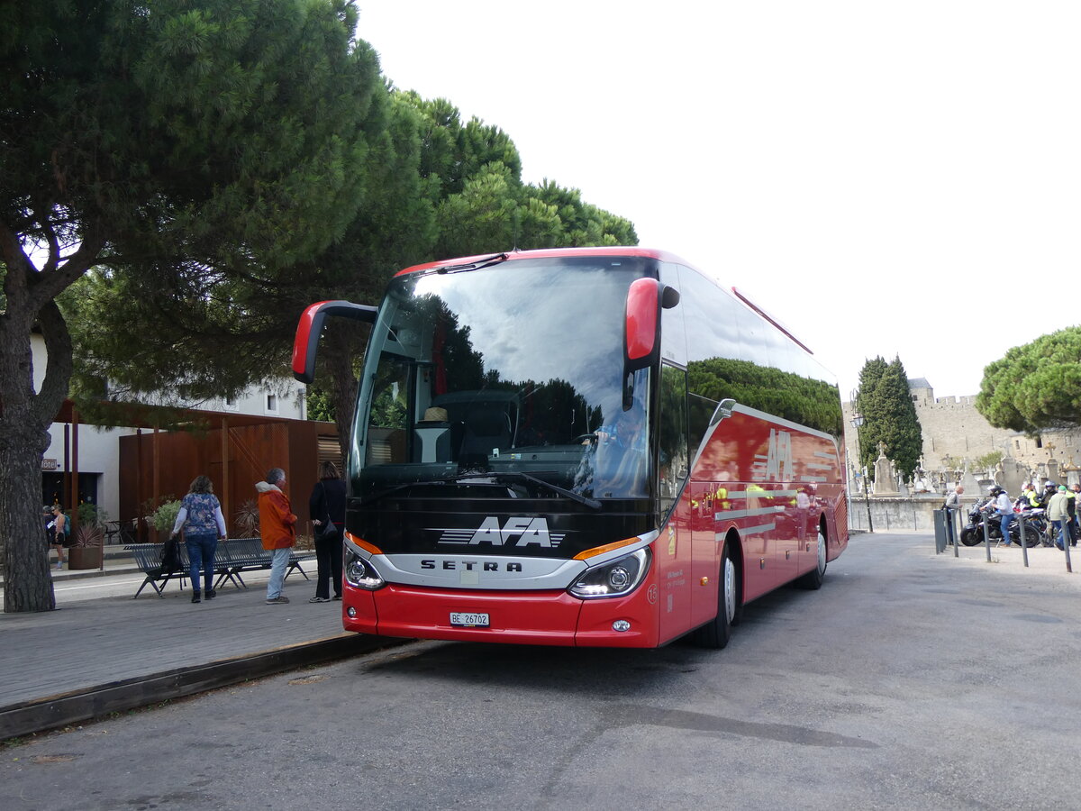 (267'354) - Aus der Schweiz: AFA Adelboden - Nr. 15/BE 26'702 - Setra am 20. September 2024 in Carcassonne, Cit� M�di�vale