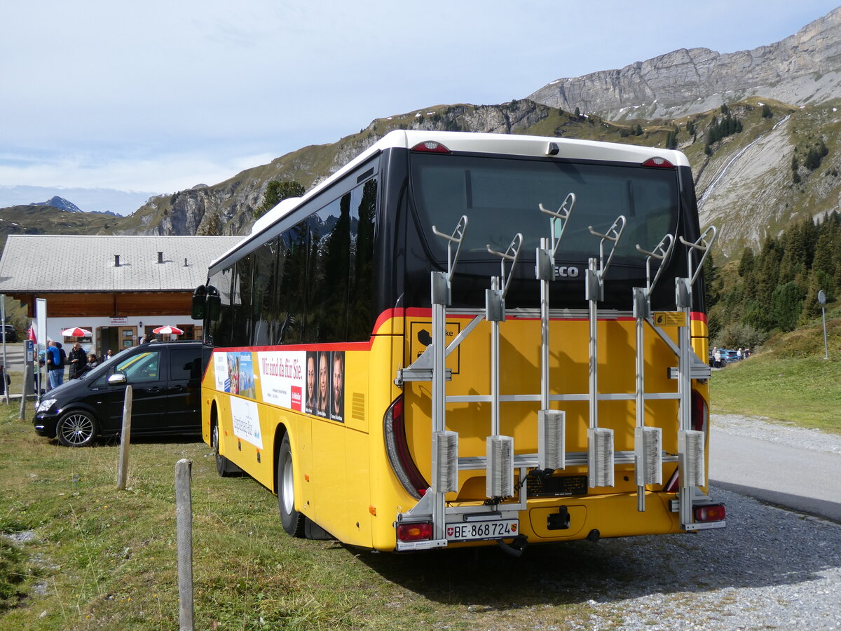 (267'459) - Fl�ck, Brienz - Nr. 24/BE 868'724/PID 11'593 - Iveco am 22. September 2024 auf der Engstlenalp (Einsatz Engstlenalp-Bus)