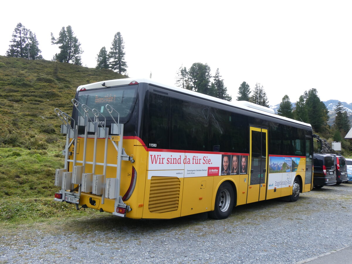 (267'470) - Fl�ck, Brienz - Nr. 24/BE 868'724/PID 11'593 - Iveco am 22. September 2024 auf der Engstlenalp (Einsatz Engstlenalp-Bus)