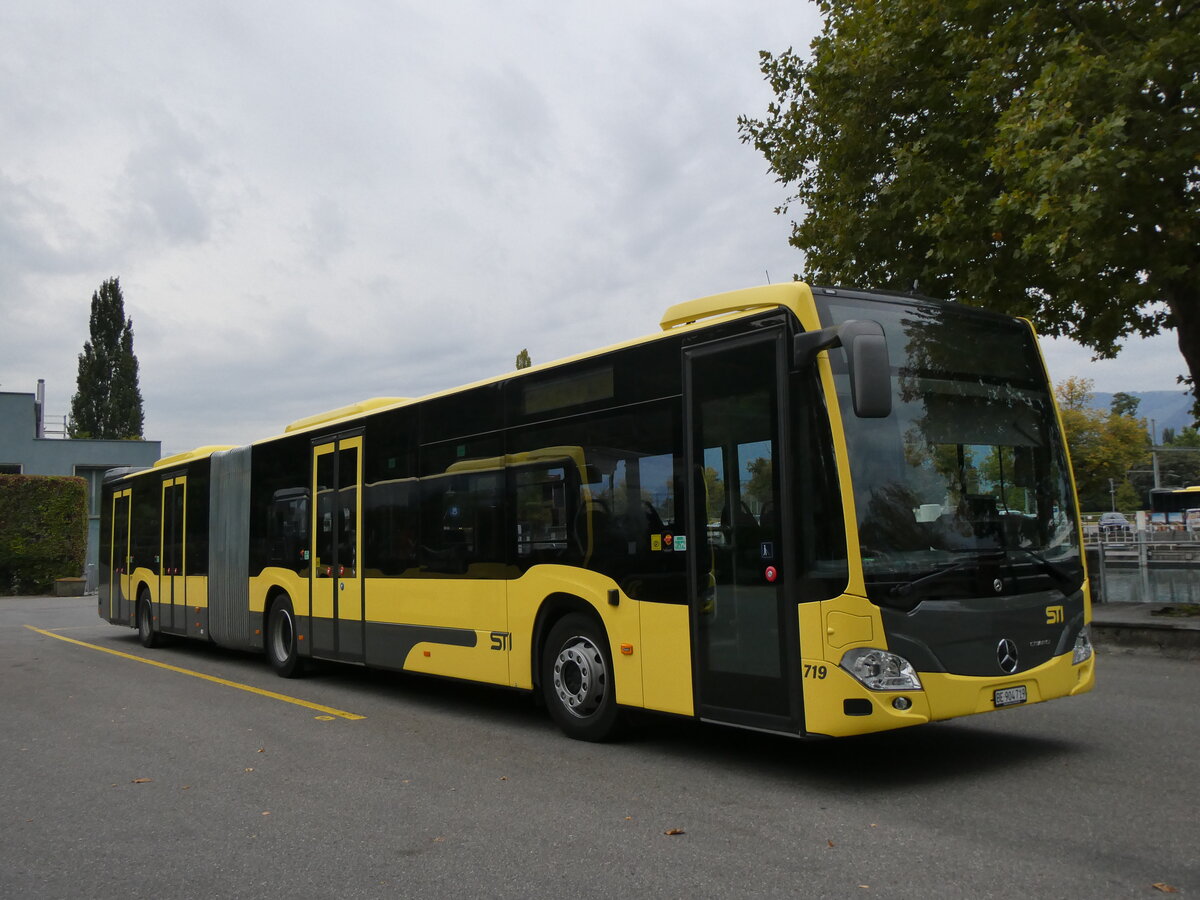 (267'514) - STI Thun - Nr. 719/BE 904'719 - Mercedes am 22. September 2024 bei der Schiffl�ndte Thun