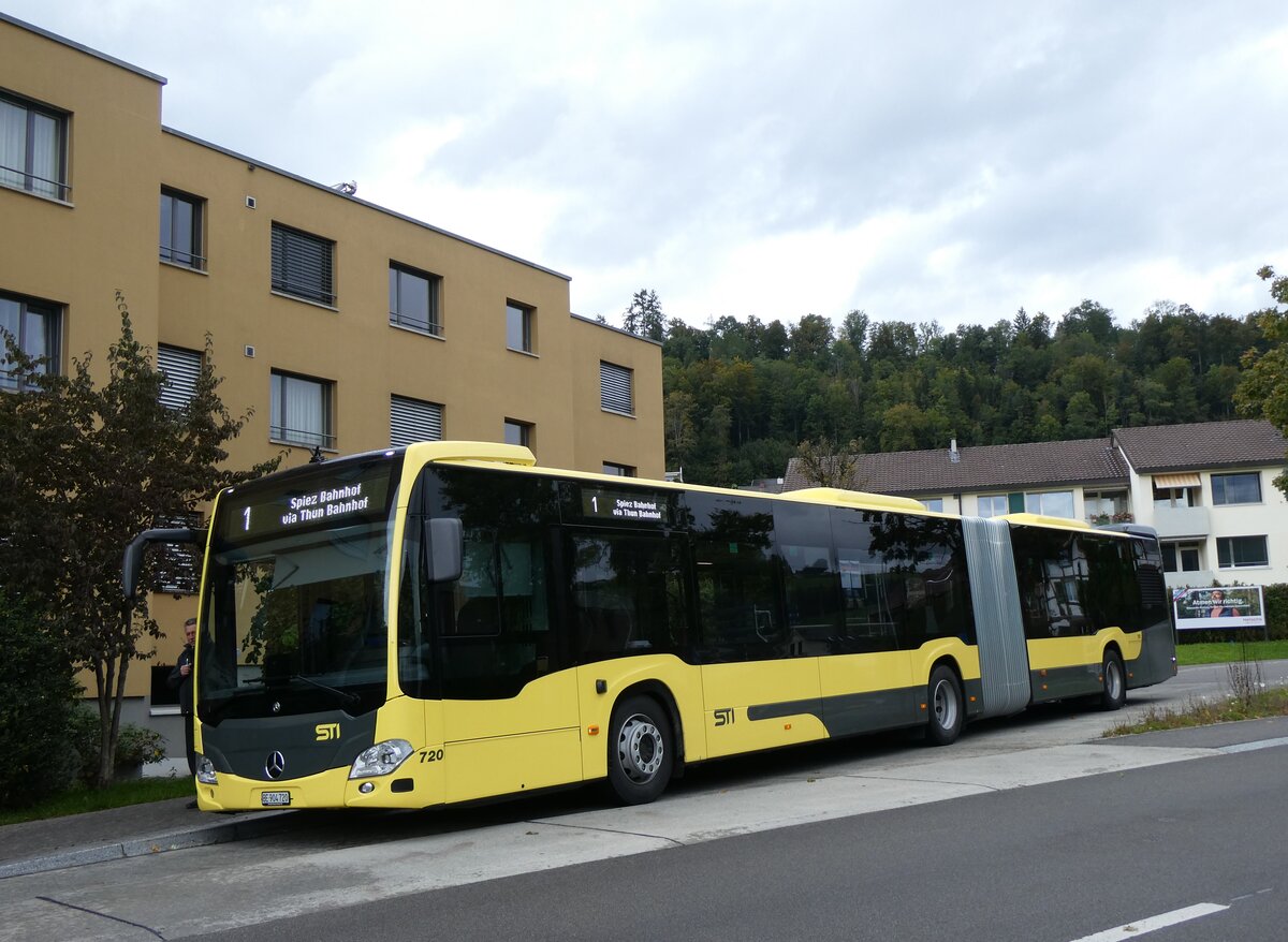 (267'549) - STI Thun - Nr. 720/BE 904'720 - Mercedes am 27. September 2024 in Steffisburg, Fl�hli