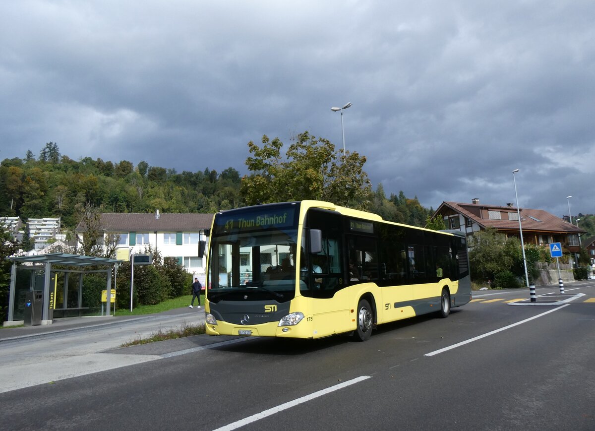 (267'554) - STI Thun - Nr. 175/BE 752'175 - Mercedes am 27. September 2024 in Steffisburg, Fl�hli