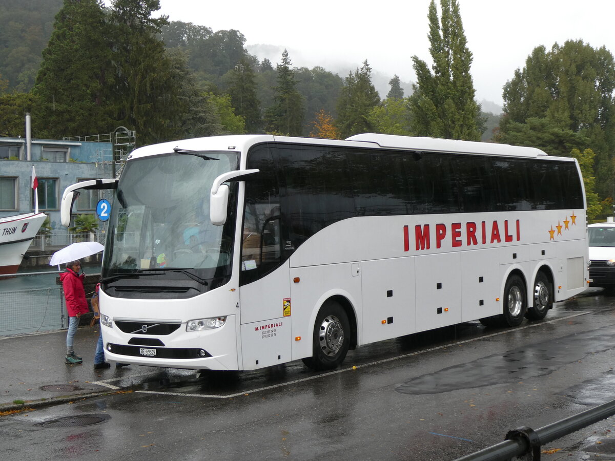 (267'591) - Imperiali, Oberwil b.B. - Nr. 4/BE 69'309 - Volvo am 28. September 2024 bei der Schiffl�ndte Thun