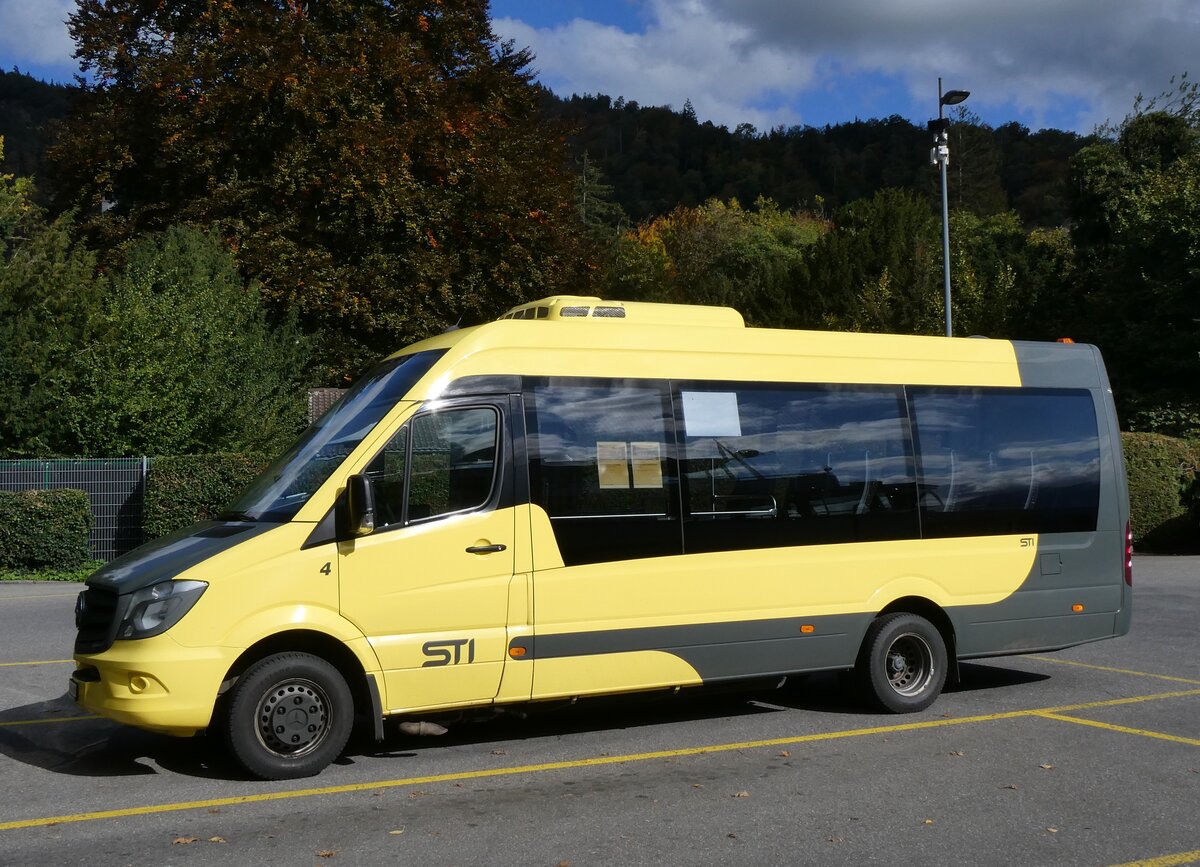 (267'987) - STI Thun - Nr. 4/BE 841'004 - Mercedes am 11. Oktober 2024 bei der Schiffl�ndte Thun