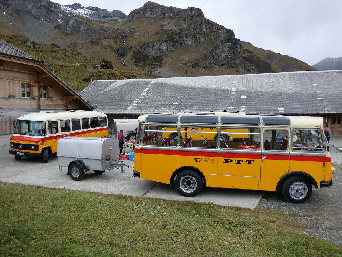 (268'085) - Schmid, Th�rishaus - Nr. 9/BE 26'105 - Saurer/R&J (ex Geiger, Adelboden Nr. 9) am 12. Oktober 2024 auf dem Bundl�ger