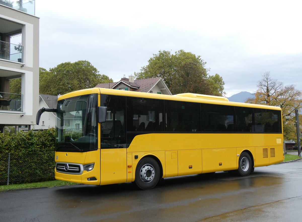 (268'190) - GrindelwaldBus, Grindelwald - (403'830) - Mercedes am 14. Oktober 2024 in Thun, Garage STI