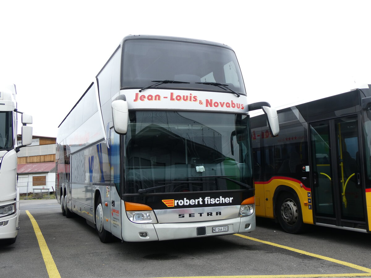 (268'283) - Jean-Louis, F�tigny - Nr. 78/NE 144'151 - Setra am 19. Oktober 2024 in Kerzers, Interbus