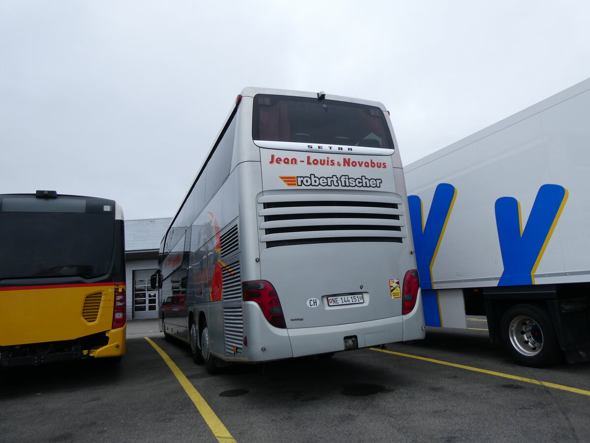 (268'284) - Jean-Louis, F�tigny - Nr. 78/NE 144'151 - Setra am 19. Oktober 2024 in Kerzers, Interbus