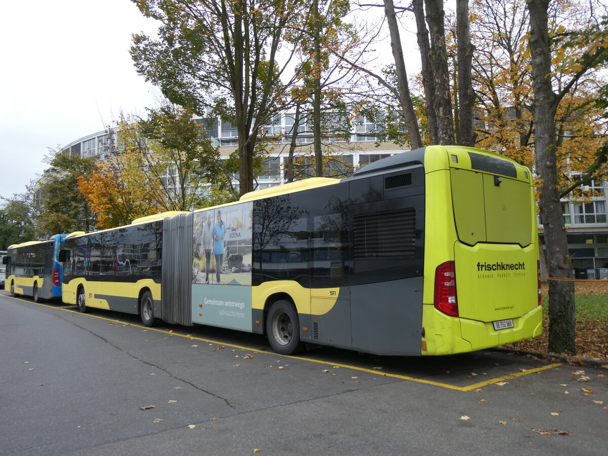 (268'392) - STI Thun - Nr. 168/BE 752'168 - Mercedes am 24. Oktober 2024 bei der Schiffl�ndte Thun 