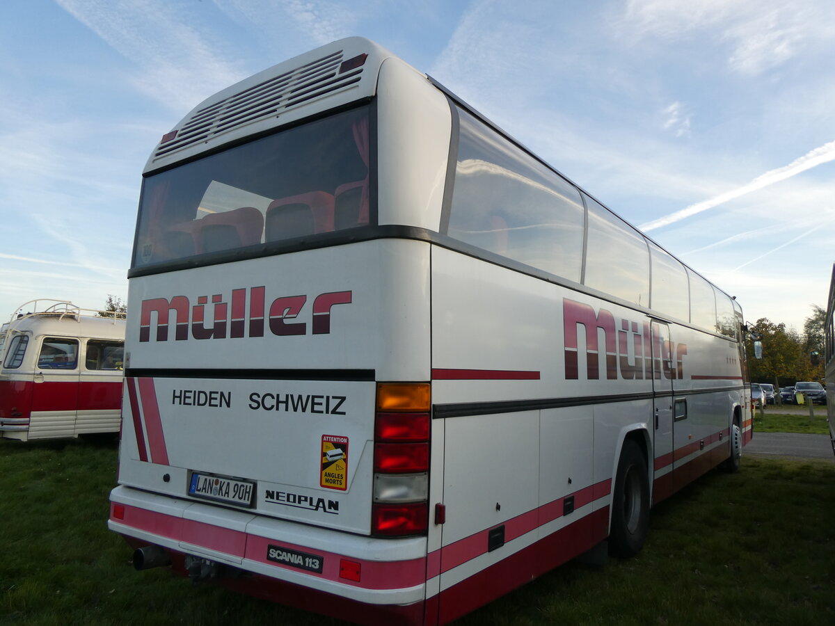 (268'475) - Aus Deutschland: M�ller, Heiden (Auw�rter) - LAN-KA 90H - Neoplan am 25. Oktober 2024 in Kintzheim, Cigoland