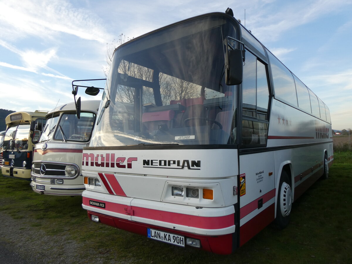 (268'476) - Aus Deutschland: M�ller, Heiden (Auw�rter) - LAN-KA 90H - Neoplan am 25. Oktober 2024 in Kintzheim, Cigoland