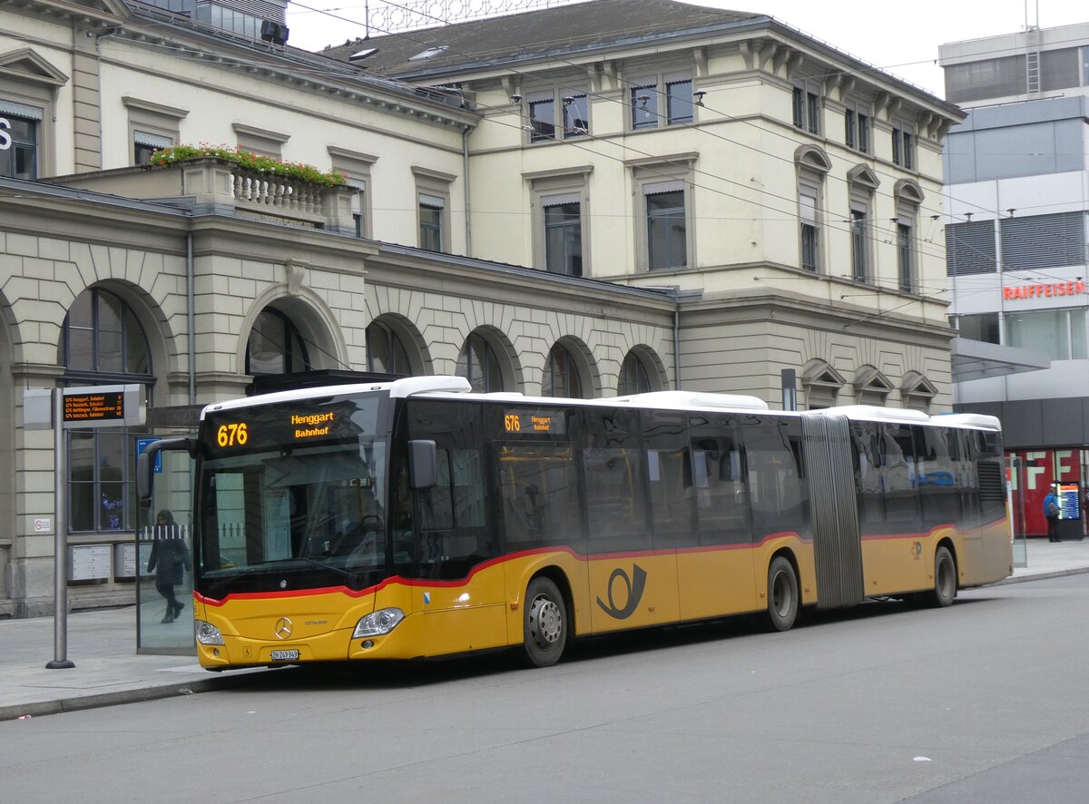 (268'922) - Moser, Flaach - Nr. 395/ZH 249'949/PID 11'397 - Mercedes am 2. November 2024 beim Hauptbahnhof Winterthur