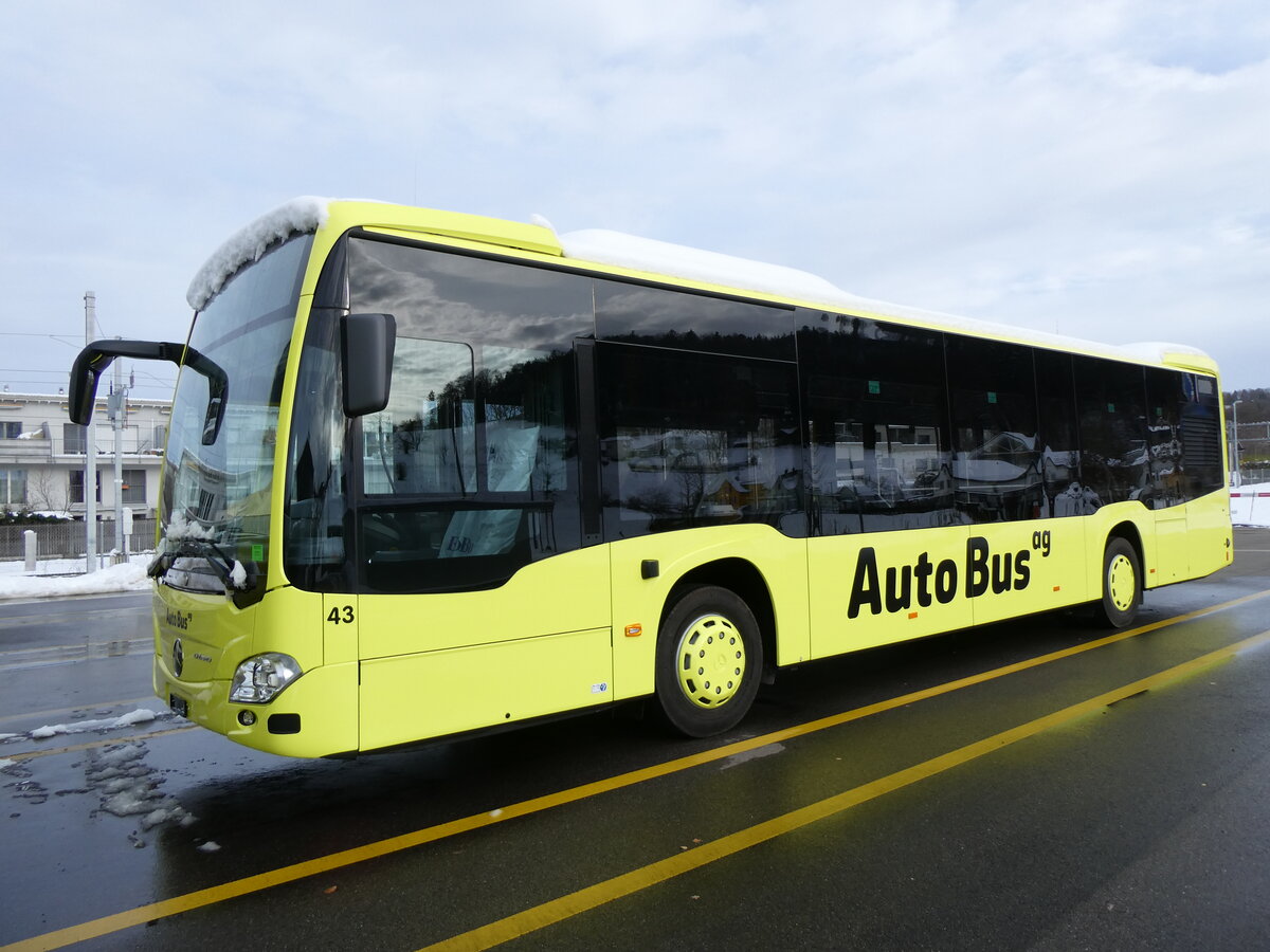 (269'344) - AAGL Liestal - Nr. 43 - Mercedes am 23. November 2024 in Winterthur, Daimler Buses