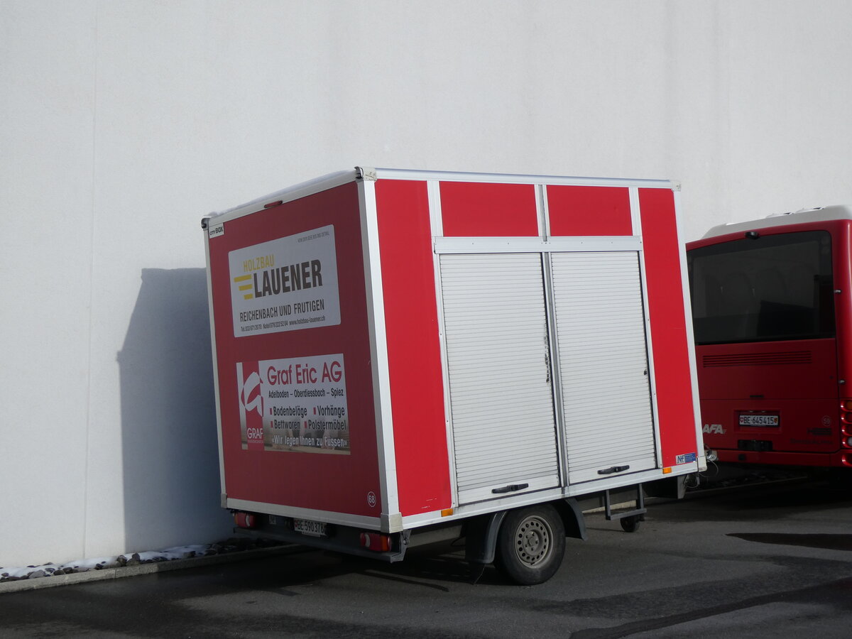 (269'389) - AFA Adelboden - Nr. 68/BE 590'378 - Niederhauser Gep�ckanh�nger am 25. November 2024 in Frutigen, Garage