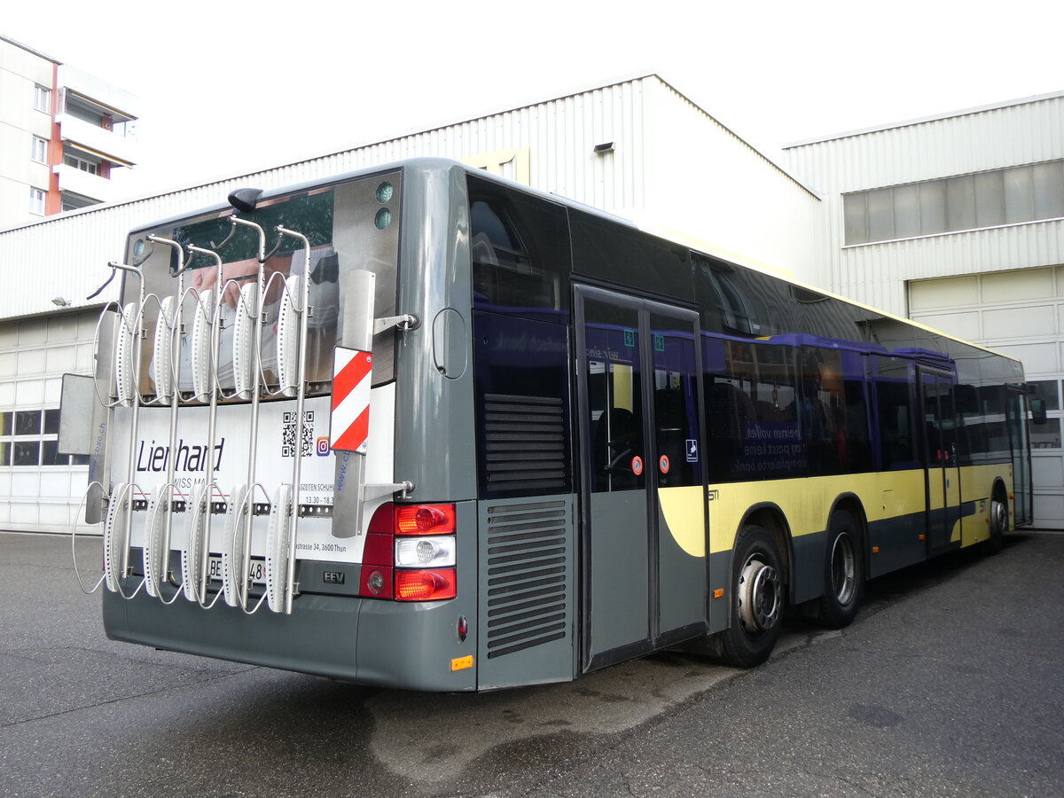(269'878) - STI Thun - Nr. 148/BE 801'148 - MAN am 15. Dezember 2024 in Thun, Garage