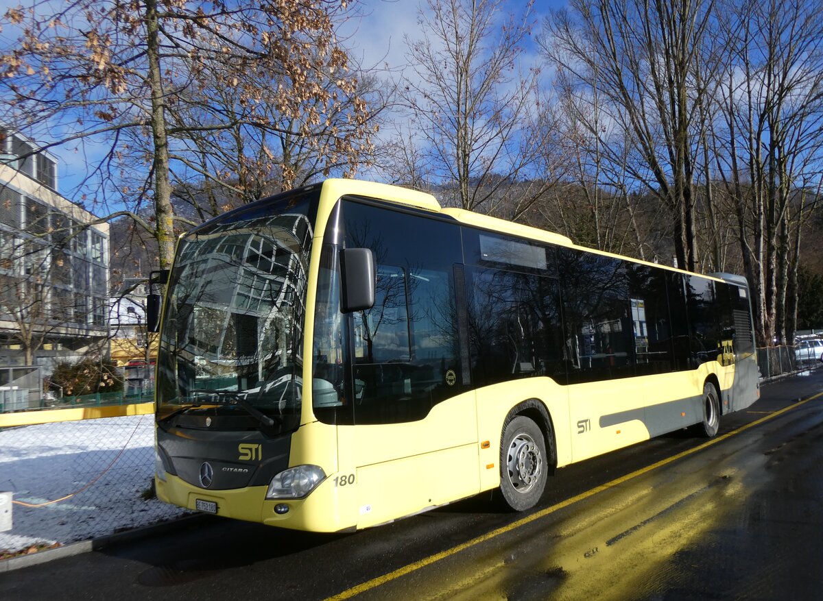 (270'159) - STI Thun - Nr. 180/BE 752'180 - Mercedes am 24. Dezember 2024 bei der Schiffl�ndte Thun