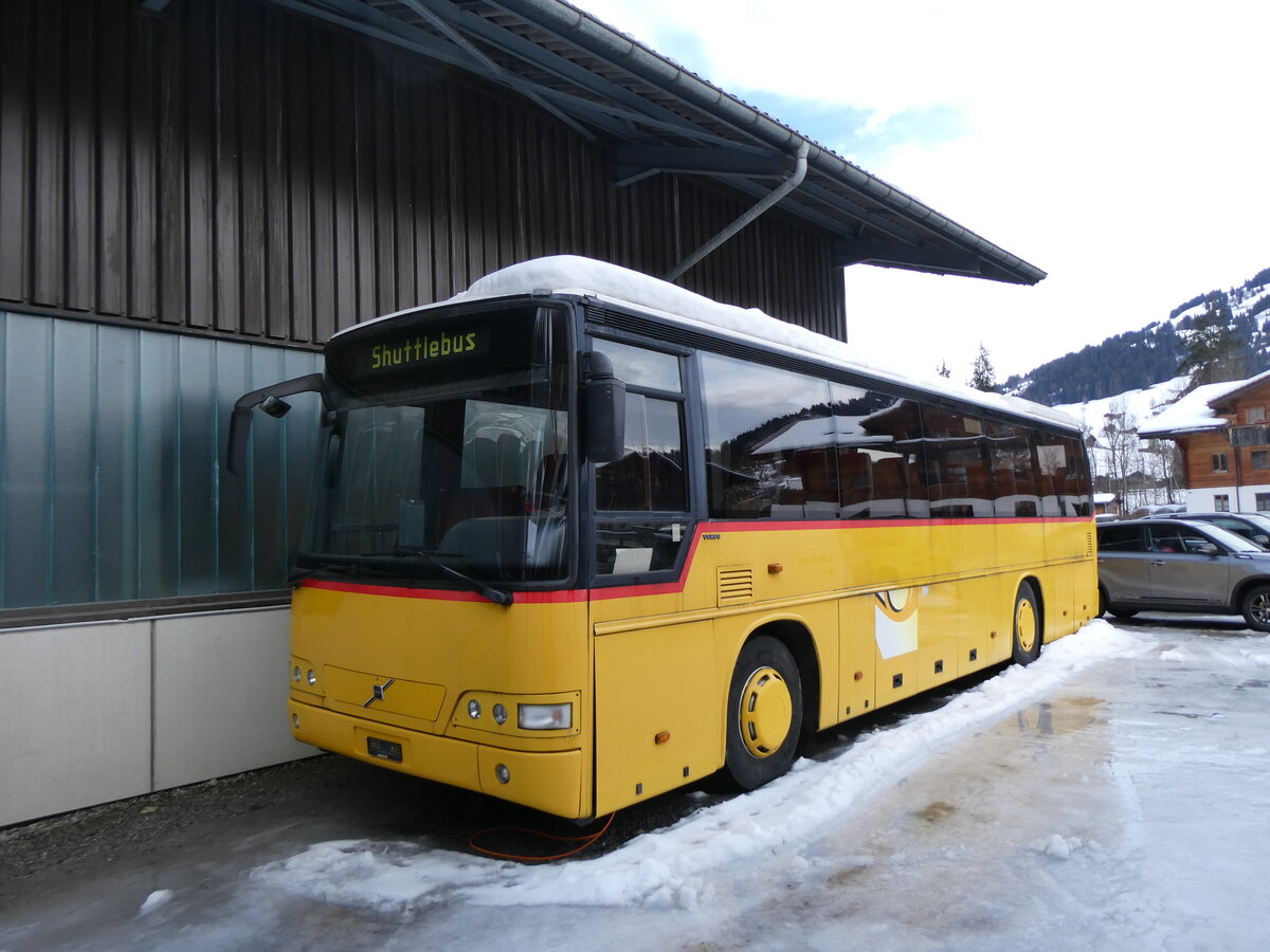 (270'709) - K�bli, Gstaad - PID 1862 - Volvo (ex Nr. 0) am 6. Januar 2025 in Gstaad, Garage