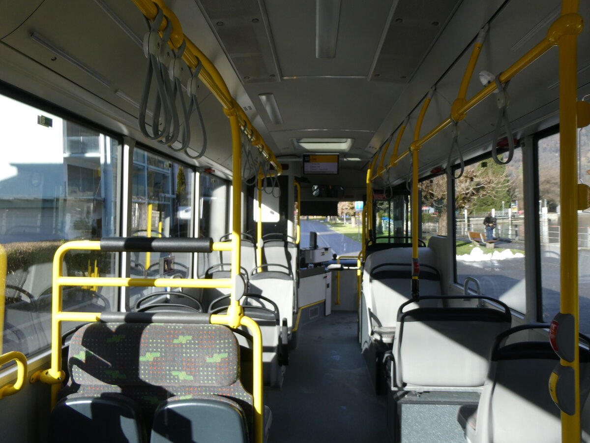 (270'738) - PostAuto Bern - BE 403'166/PID 12'336 - MAN (ex Dr. Richard, A-Wien Nr. 1411) am 7. Januar 2025 in B�nigen, See (Innenaufnahme)
