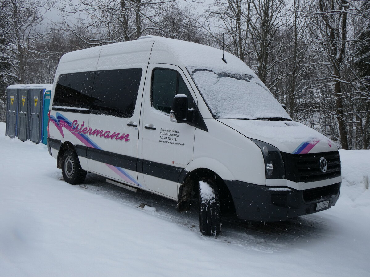 (270'923) - Estermann, Berom�nster - LU 15'557 - VW am 11. Januar 2025 in Adelboden, ASB