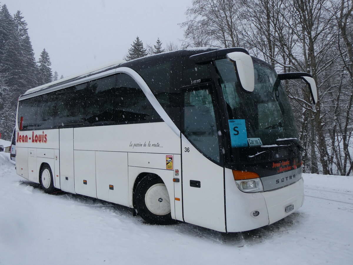 (270'934) - Jean-Louis, F�tigny - Nr. 36/FR 300'632 - Setra am 11. Januar 2025 in Adelboden, ASB