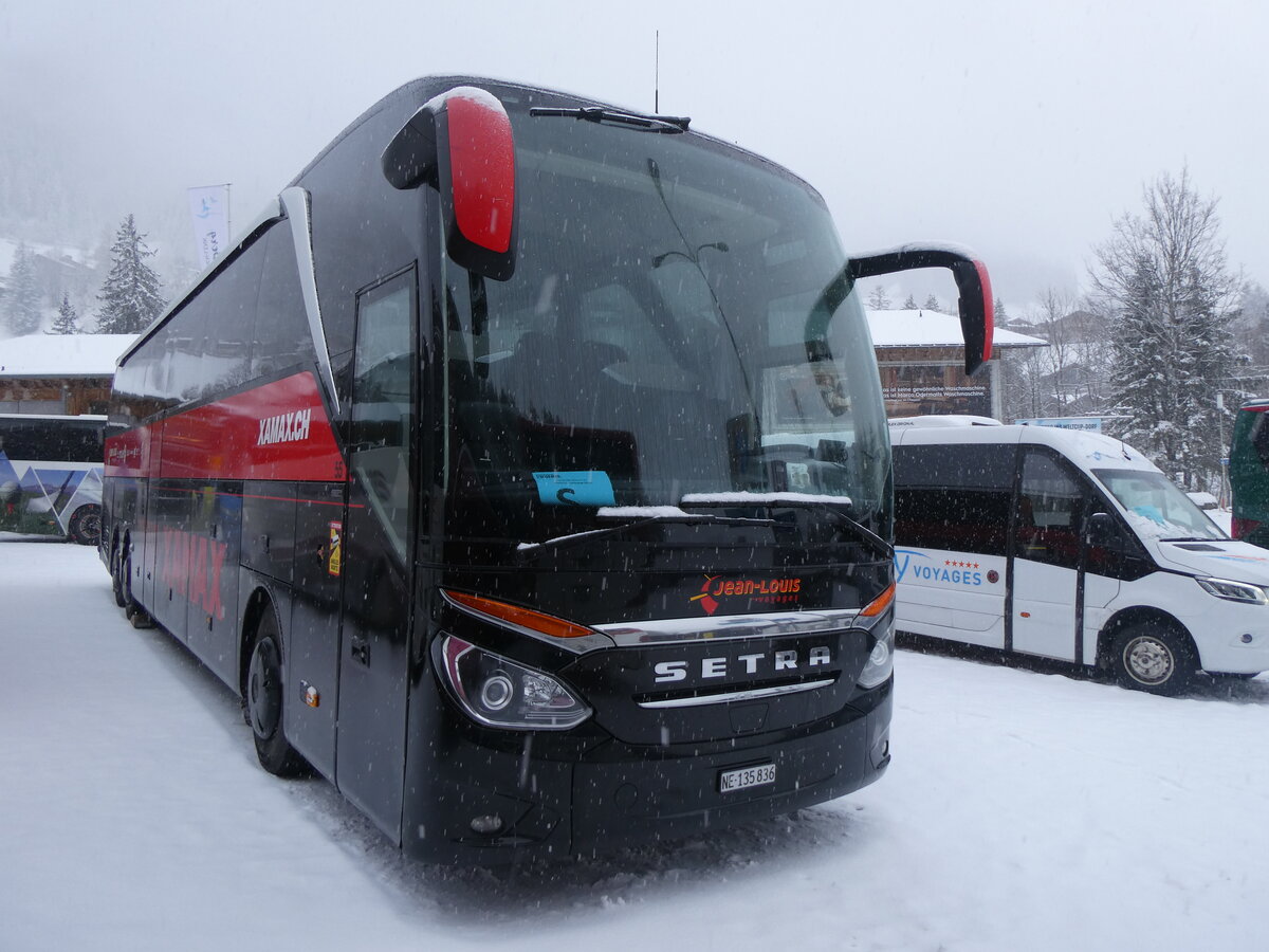 (270'975) - Jean-Louis, F�tigny - Nr. 55/NE 135'836 - Setra am 11. Januar 2025 in Adelboden, ASB