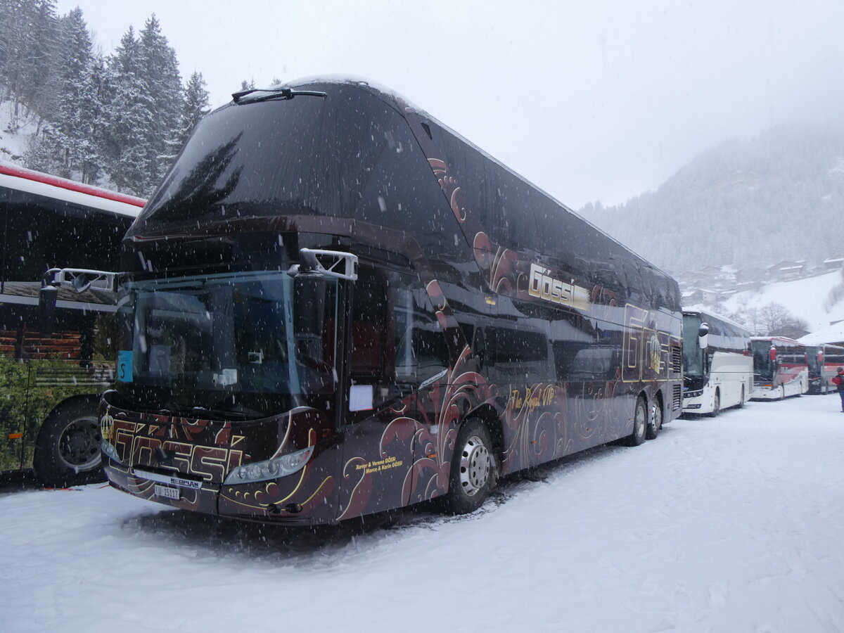(270'981) - G�ssi, Horw - LU 15'117 - Neoplan am 11. Januar 2025 in Adelboden, ASB