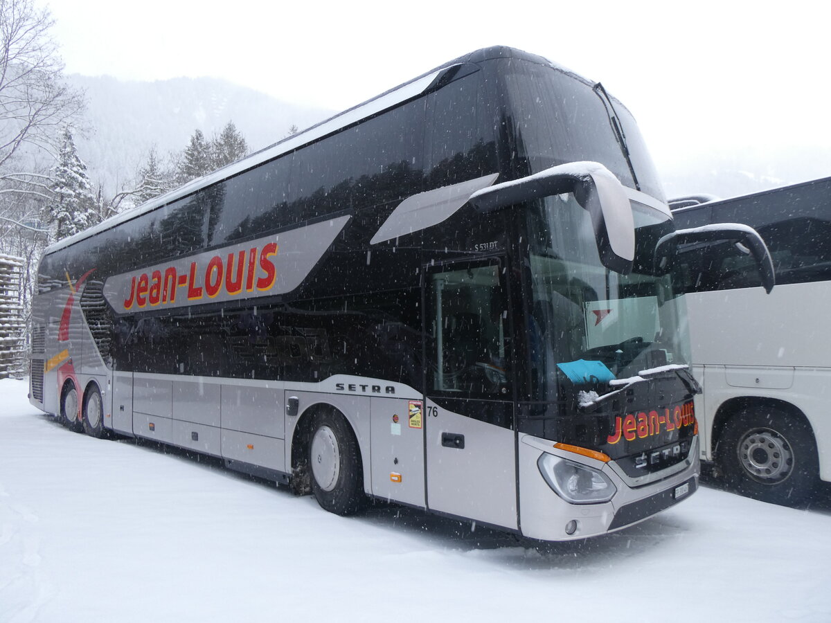 (271'029) - Jean-Louis, F�tigny - Nr. 76/FR 300'467 - Setra am 11. Januar 2025 in Adelboden, ASB