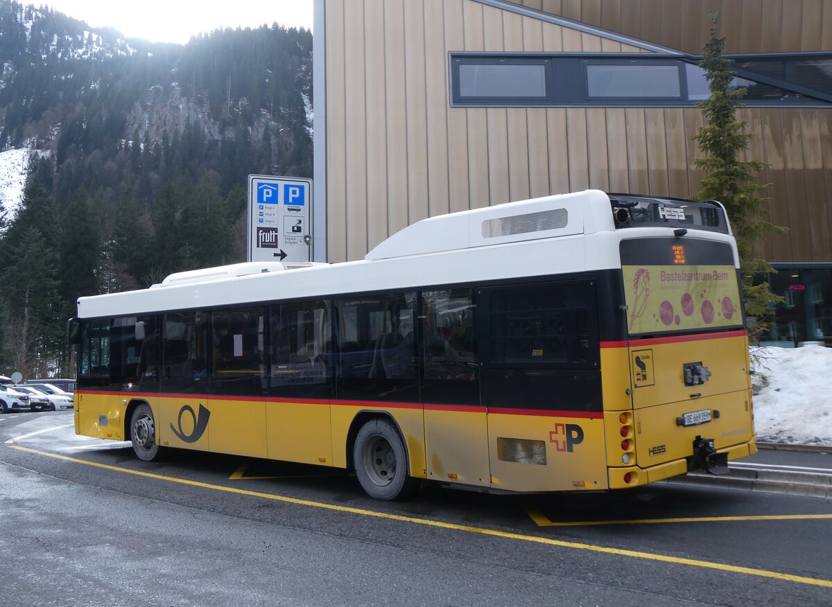 (271'428) - PostAuto Bern - BE 669'359/PID 10'147 - Hess (ex Nr. 6; ex Klopfstein, Laupen Nr. 6) am 24. Januar 2025 auf der St�ckalp
